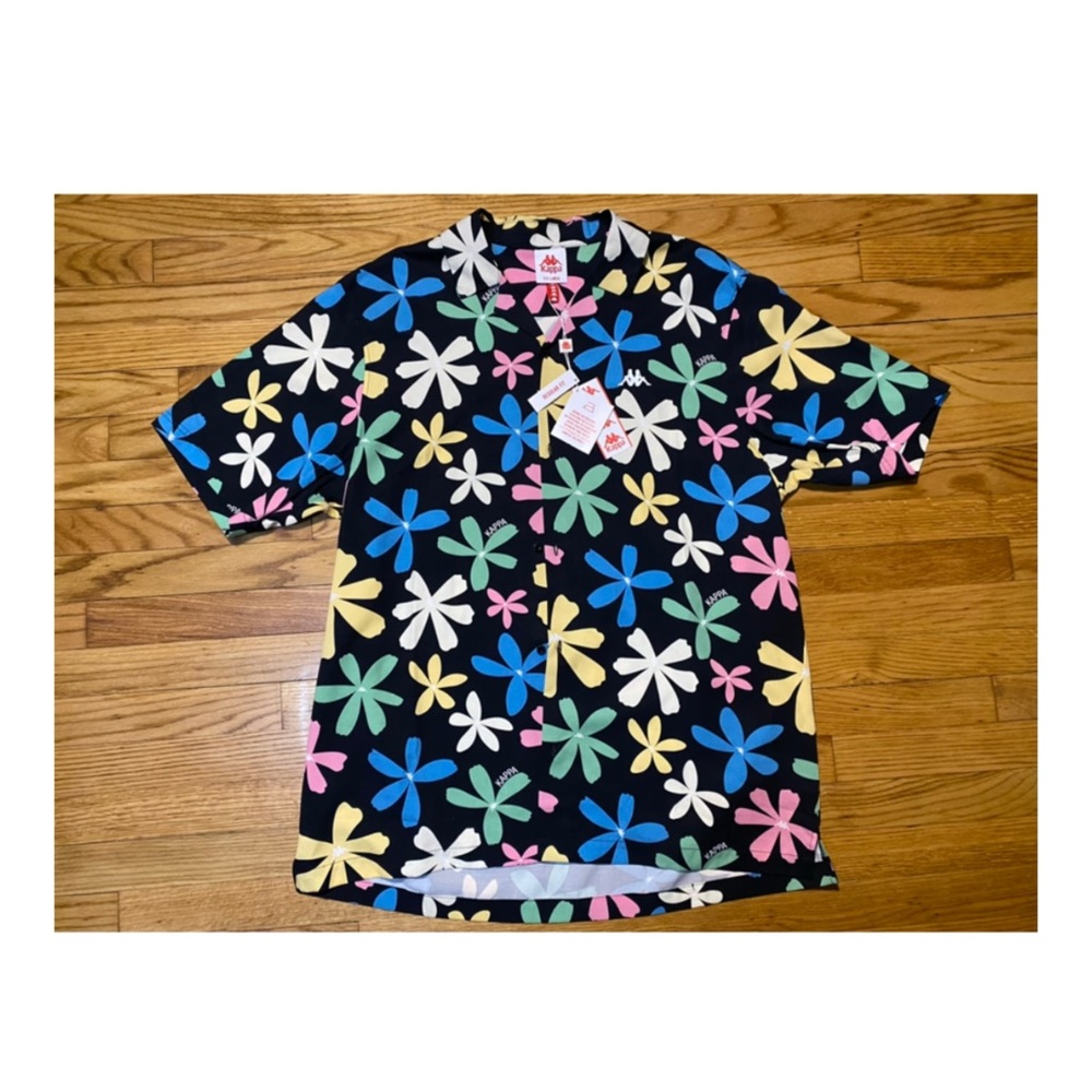 kappa Authentic GREENE MAN Short sleeve button Up Men’s Sz XXL Regular Fit New!